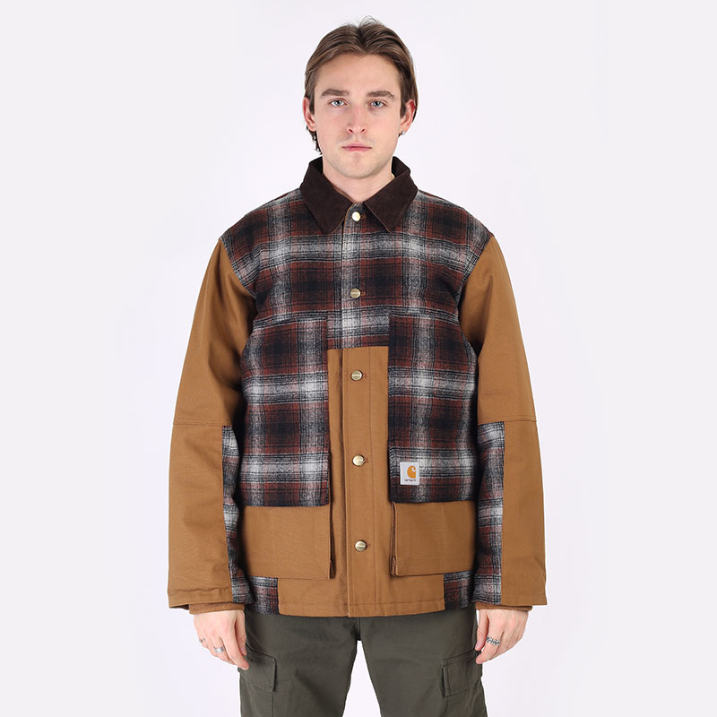 мужская коричневая куртка Carhartt WIP Highland Jacket I029456-h brwn offroad - цена, описание, фото 3